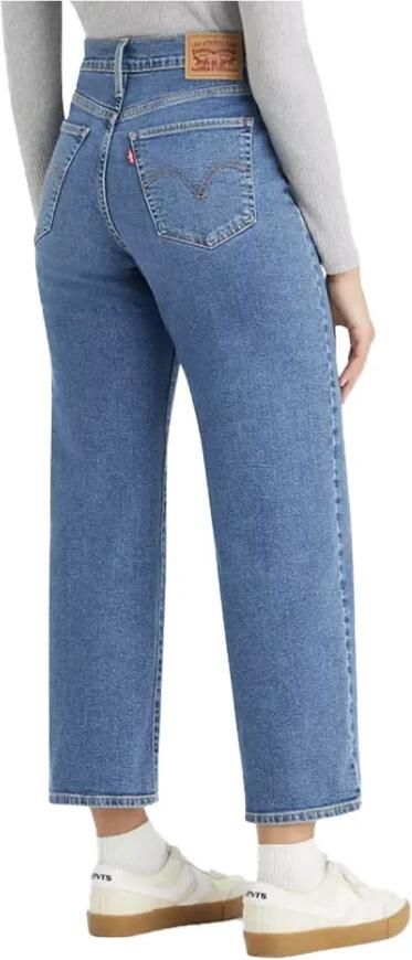 Levi's 300 High rise wide leg jeans met verkort model - Foto 2