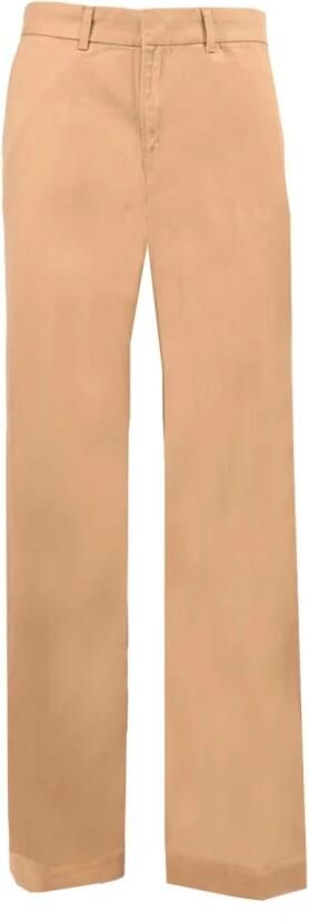 Levi's Katoenen Baggy Broek met Rits en Zakken Beige Dames - Foto 4