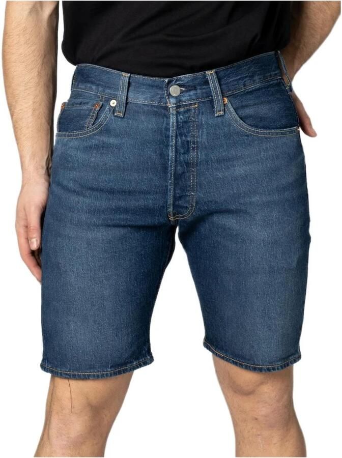 Levi's 501 Hemmed Short Bleu Eyes Break Short 36512-0152 Blauw Heren - Foto 3