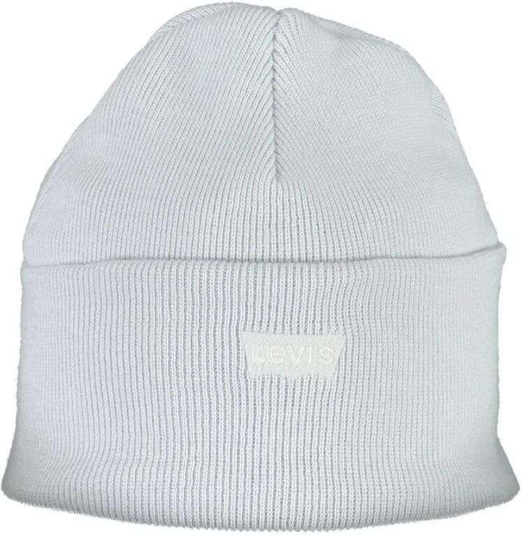 Levi's Blauwe Acryl Hoeden & Mutsen Geborduurd Logo Blue Unisex