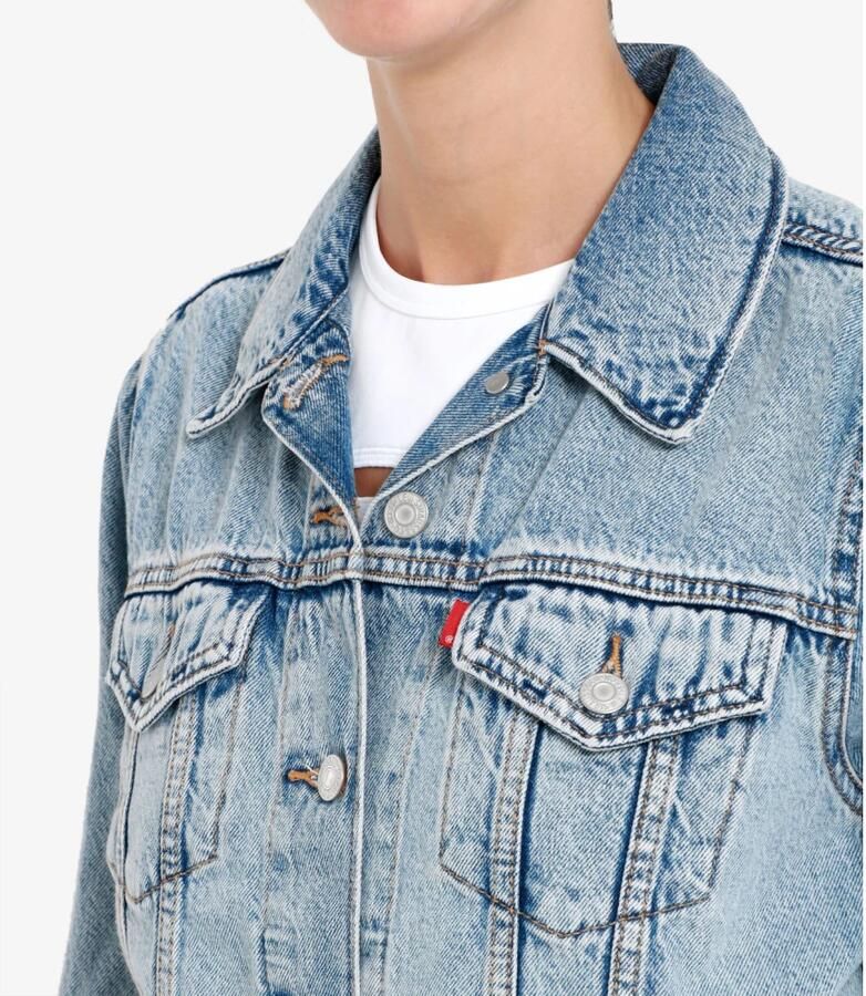 Levi's Originele Trucker All Mine 29945-0100 Blauw Dames - Foto 3