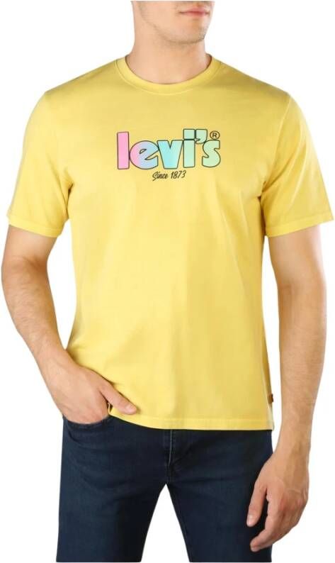 Levi's Levis Men's T-shirt Geel Heren