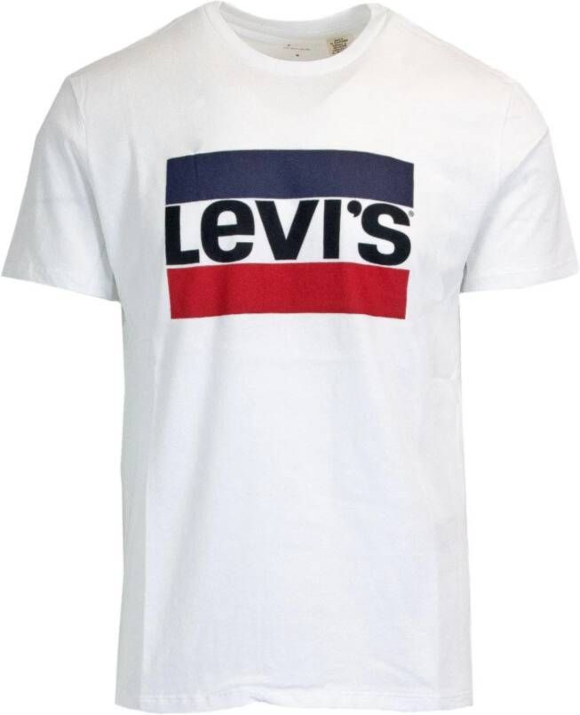 Levi's Levi`s Men's White T-Shirt Wit Heren