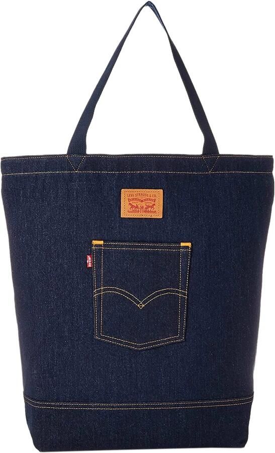 Levi's Navy Blauwe Denim Tote Tas Vrouwen Blue Dames - Foto 4