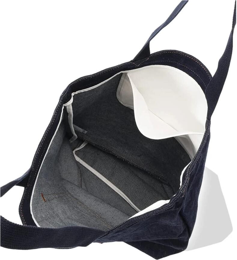 Levi's Navy Blauwe Denim Tote Tas Vrouwen Blue Dames - Foto 2