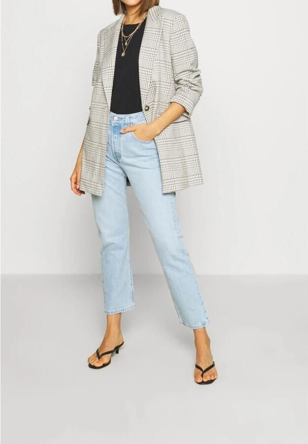 Levi's Blauwe Katoenen 5-Pocket Jeans voor Vrouwen Blue Dames - Foto 7