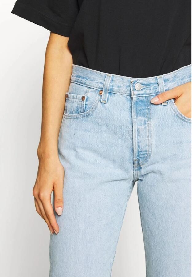 Levi's Blauwe Katoenen 5-Pocket Jeans voor Vrouwen Blue Dames - Foto 6