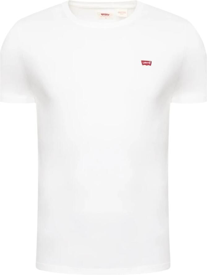 Levi's Knisperend Wit Logo T-Shirt Ronde Hals White Heren - Foto 7