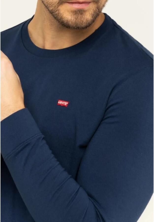 Levi's Wollen trui ORIGINAL HM SWEATER in klassieke ronde halsvorm - Foto 8