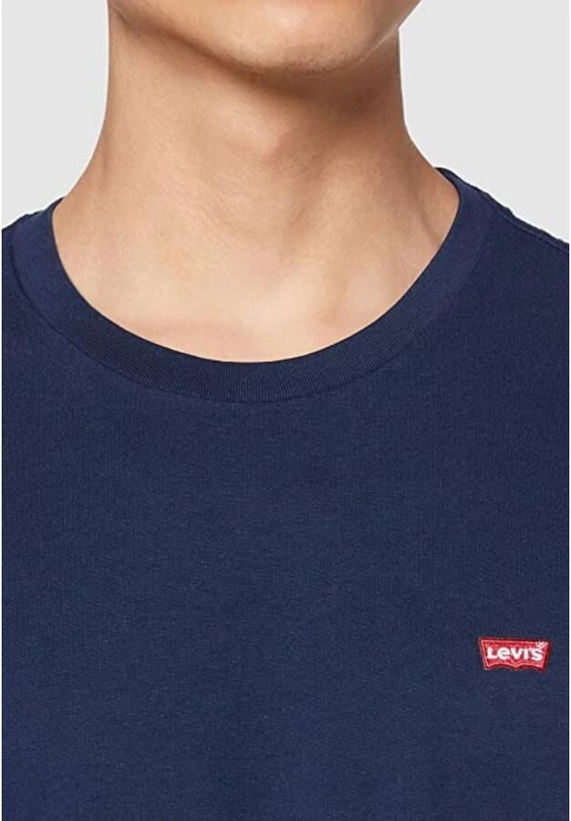 Levi's Heren Korte Mouw Blauw Katoenen T-shirt Blue Heren - Foto 8