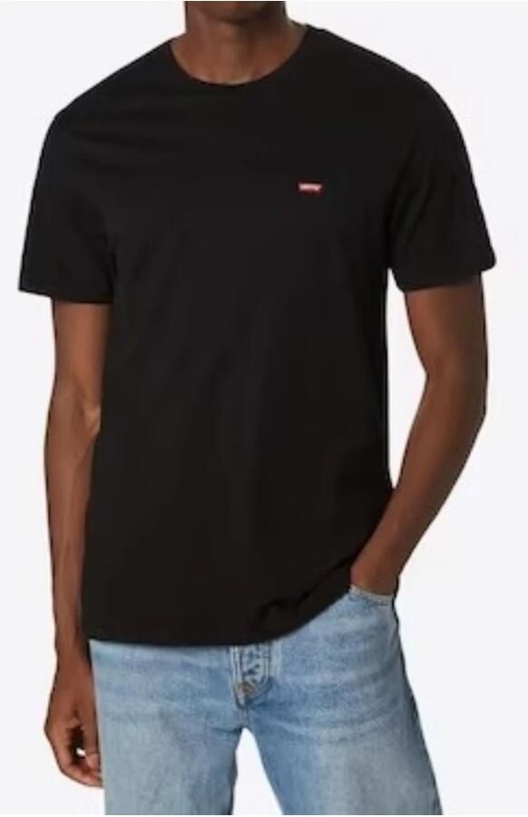Levi's Zwarte Katoenen Heren T-Shirt met Korte Mouwen Black Heren - Foto 6
