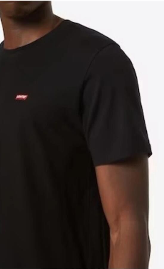 Levi's Zwarte Katoenen Heren T-Shirt met Korte Mouwen Black Heren - Foto 7
