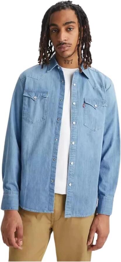 Levi's Regular fit vrijetijdsoverhemd met klepzakken model 'BARSTOW' - Foto 4