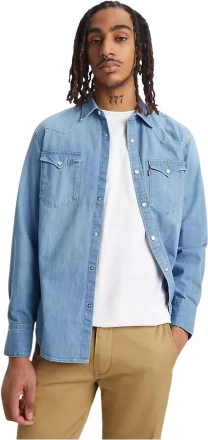 Levi's Regular fit vrijetijdsoverhemd met klepzakken model 'BARSTOW' - Foto 3