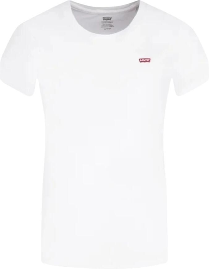 Levi's Stijlvol Logo T-shirt in wit katoen White Dames - Foto 5