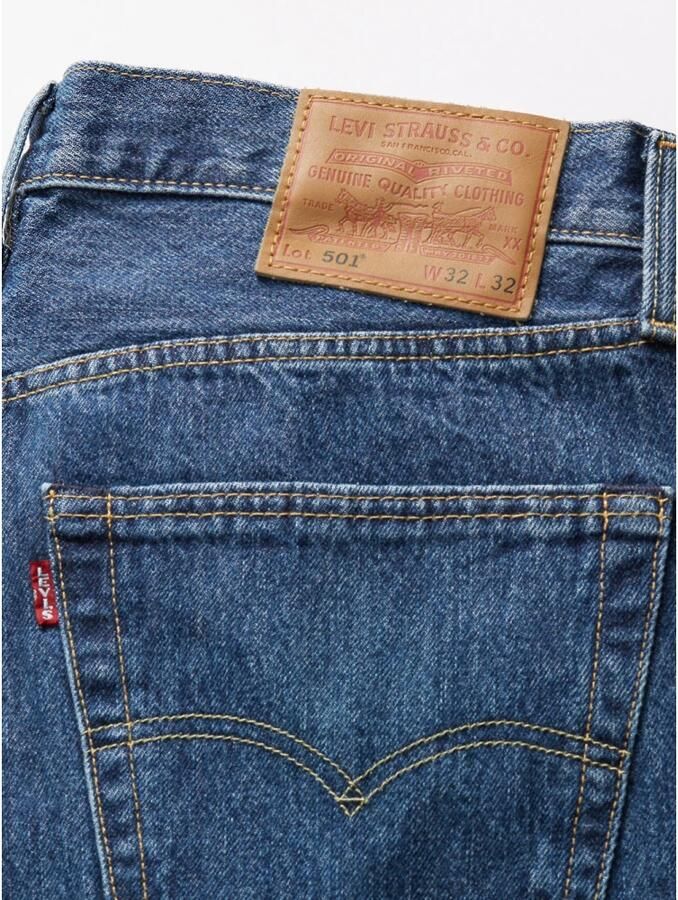 Levi's Originele 501 Heren Jeans Lente Zomer Collectie Blue Heren - Foto 3