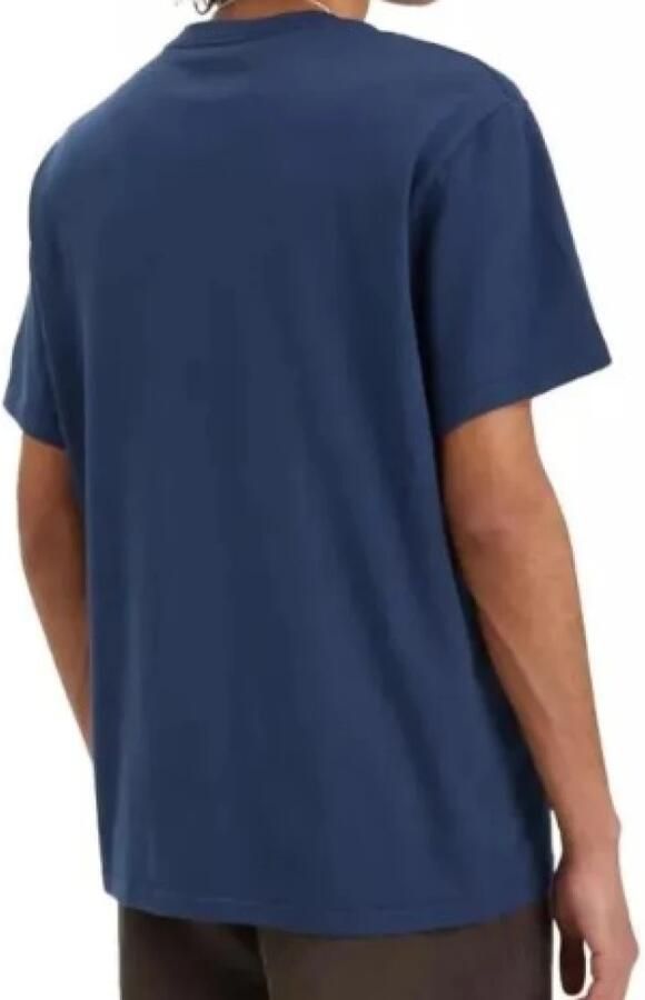 Levi's Relaxed Fit Gewatteerd T-shirt voor mannen Blue Heren - Foto 3