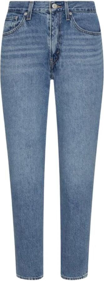 Levi's Hoog getailleerde relaxte jeans met taps toelopende pijpen Blauw Dames - Foto 9