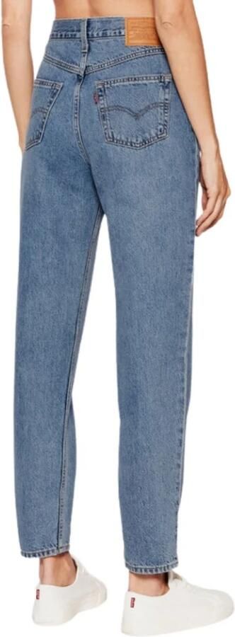 Levi's Hoog getailleerde relaxte jeans met taps toelopende pijpen Blauw Dames - Foto 10