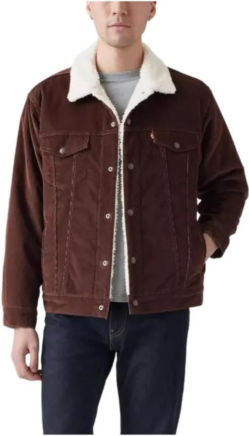 Levi's Sherpa jacket van paspelzakken op de borst - Foto 2