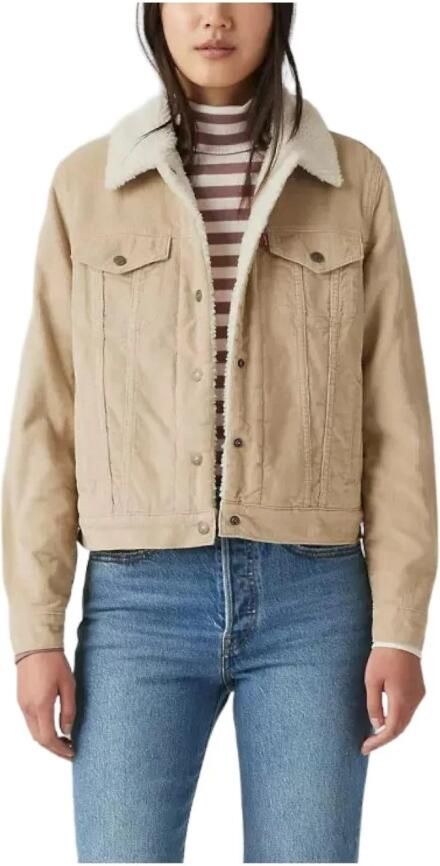 Levi's Sherpa Safari Jack Beige Dames