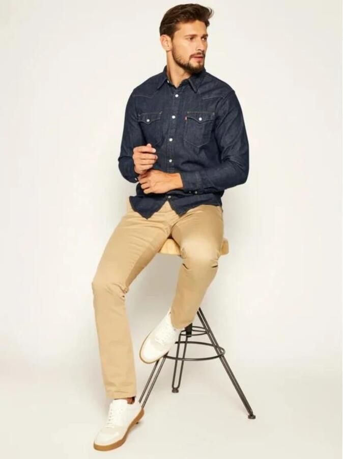 Levi's Barstow Western Standard RED Cast Rinse 85744-0000 Blauw Heren - Foto 6