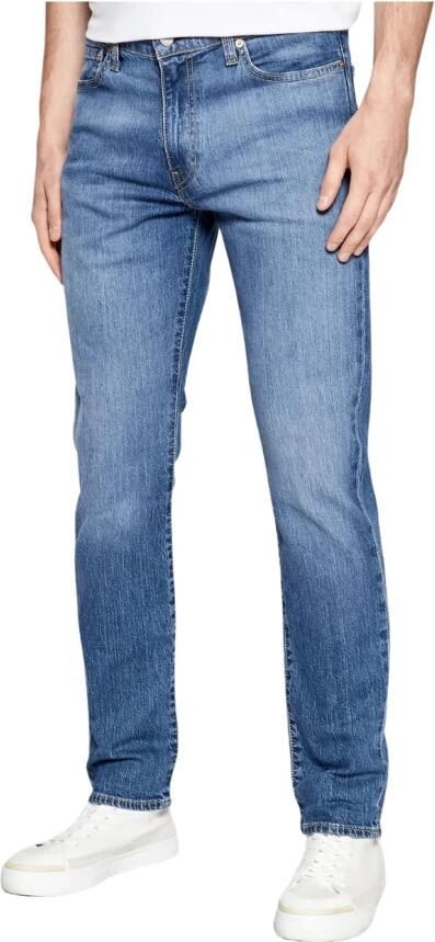 Levi's Blauwe effen jeans met ritssluiting en knoopsluiting Blue Heren - Foto 13