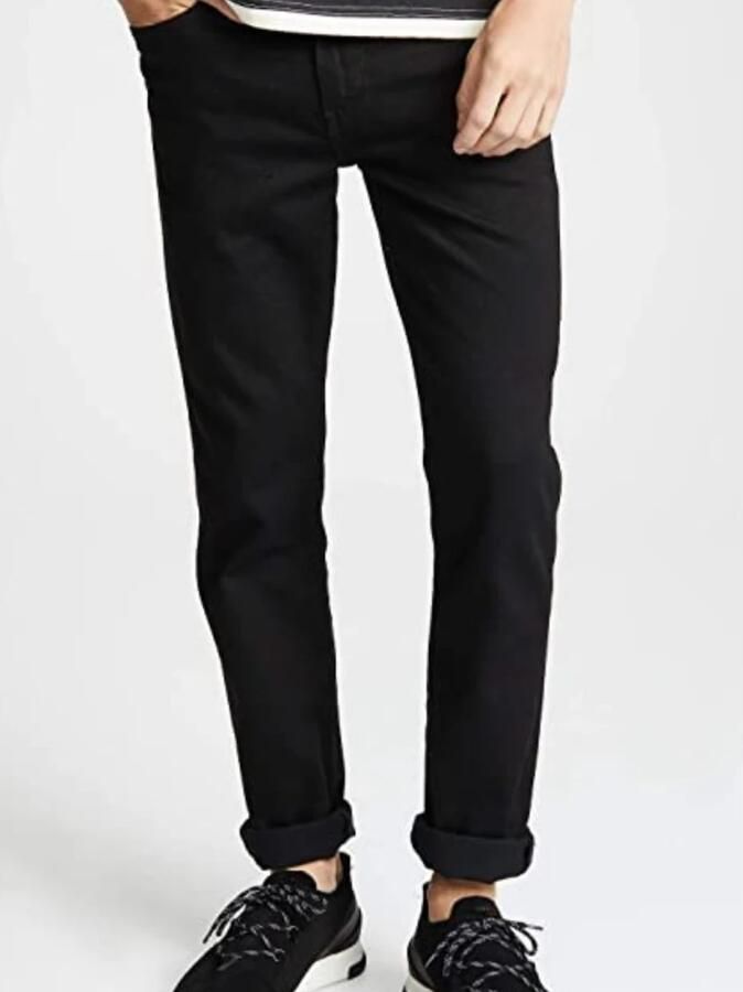 Levi's Jeans Uomo 04511 1507 511 Slim Fit -Nightshine Zwart Heren - Foto 3