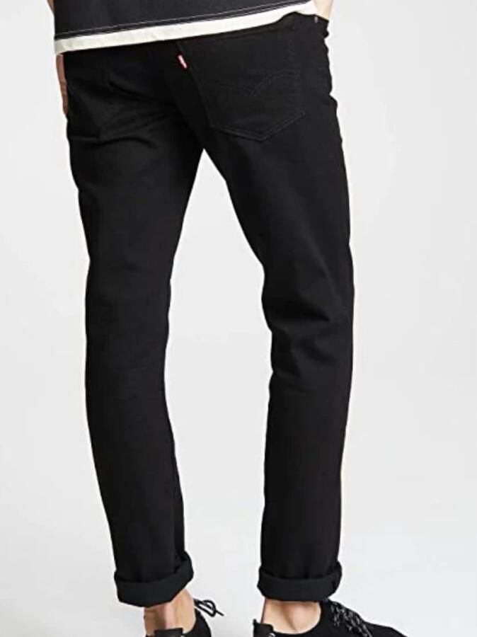 Levi's Jeans Uomo 04511 1507 511 Slim Fit -Nightshine Zwart Heren - Foto 4