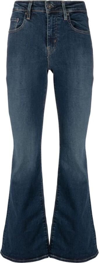 Levi's Slim-fit jeans met hoge taille en uitlopende pijpen Blue Dames - Foto 12
