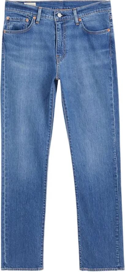 Levi's Blauwe effen jeans met ritssluiting en knoopsluiting Blue Heren - Foto 10