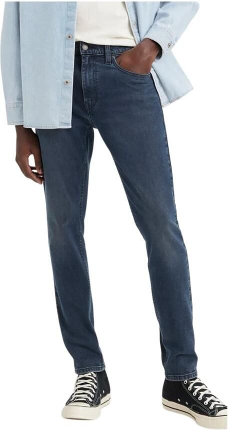 Levi's Indigo Blauwe Low-Rise Slim-Fit Jeans Blue Heren - Foto 5
