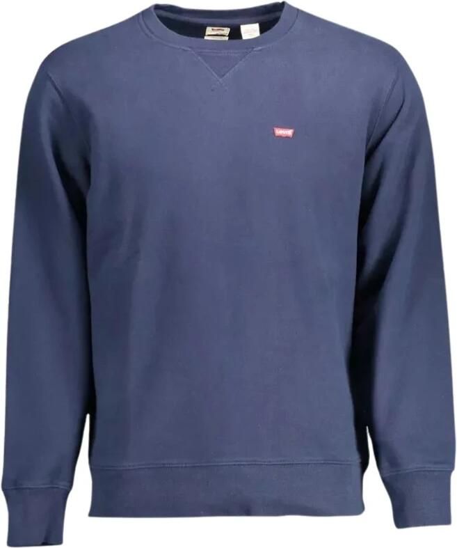 Levi's Blauwe Katoenen Trui Langemouw Ronde Hals Logo Sweatshirt Blue Heren - Foto 12