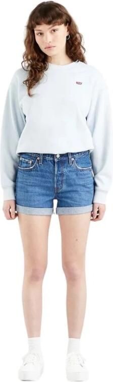 Levi's Jeansshort 501 Short Long Met knoopsluiting en omslagzoom - Foto 7