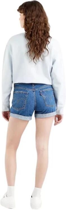 Levi's Jeansshort 501 Short Long Met knoopsluiting en omslagzoom - Foto 6