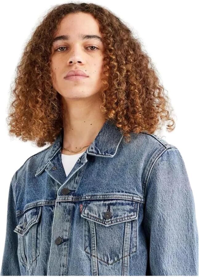 Levi's Heren Denim Jack Klassieke Stijl Blue Heren - Foto 4