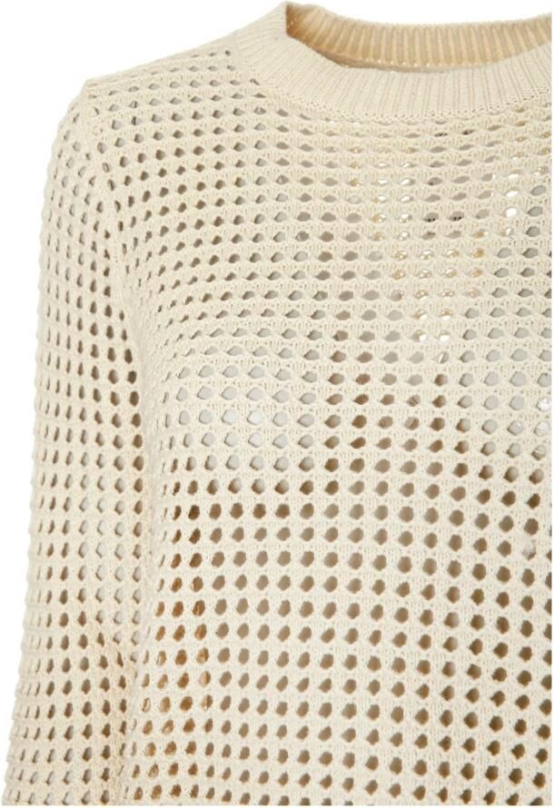 Levi's Superbloom Crochet Sweater Beige Dames - Foto 2