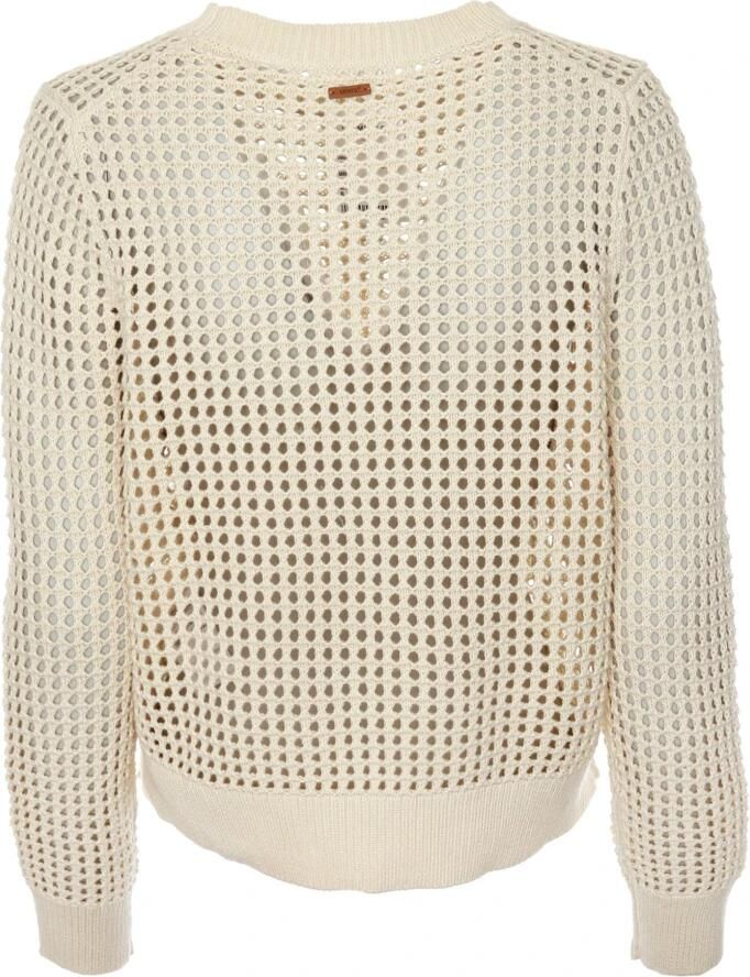 Levi's Superbloom Crochet Sweater Beige Dames