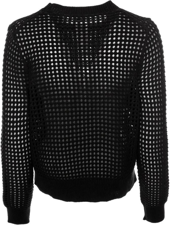 Levi's Superbloom Crochet Sweater Black Dames