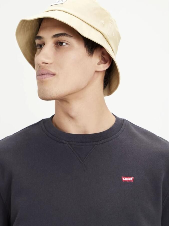 Levi's Klassiek Katoenen Sweatshirt met Ronde Hals Black Heren - Foto 5
