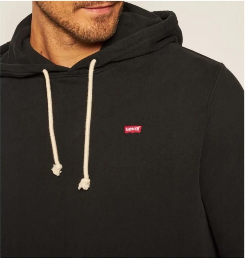 Levi's Hoodie Sweatshirt Klassiek Zacht Comfortabel Casual Black Heren - Foto 5
