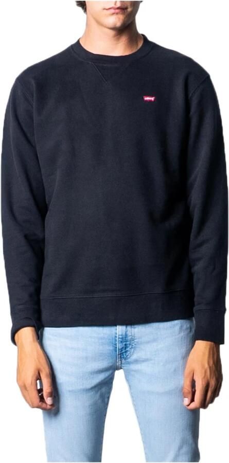 Levi's Klassiek Katoenen Sweatshirt met Ronde Hals Black Heren - Foto 10