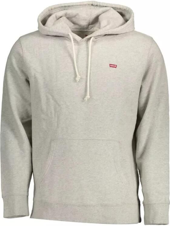 Levi's Capuchonsweatvest NEW ORIGINAL ZIP UP met logo-borduring en kangoeroezak