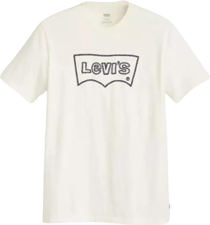 Levi's T-Shirt Uomo Graphic Crewneck TEE Rope White Heren