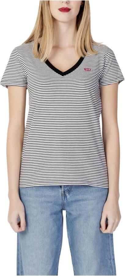 Levi's Shirt met V-hals PERFECT VNECK met mini-batwing-logoborduursel - Foto 8