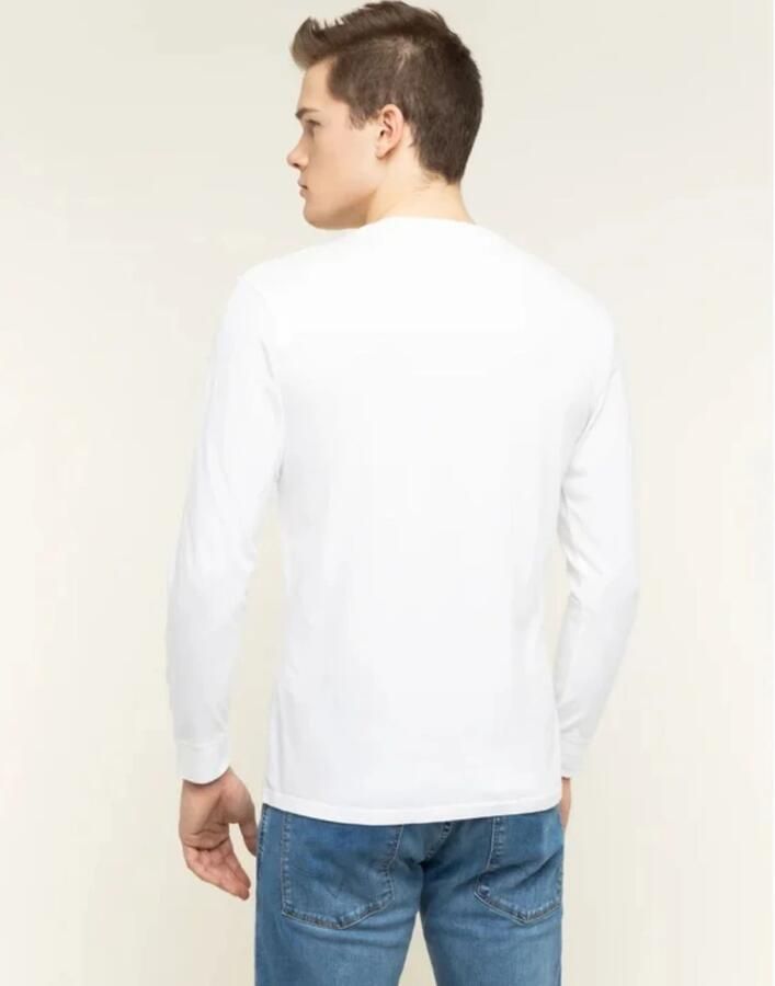 Levis LEVI'S Long Sleeve Small Logo Batwing T-Shirt White- Heren White - Foto 3