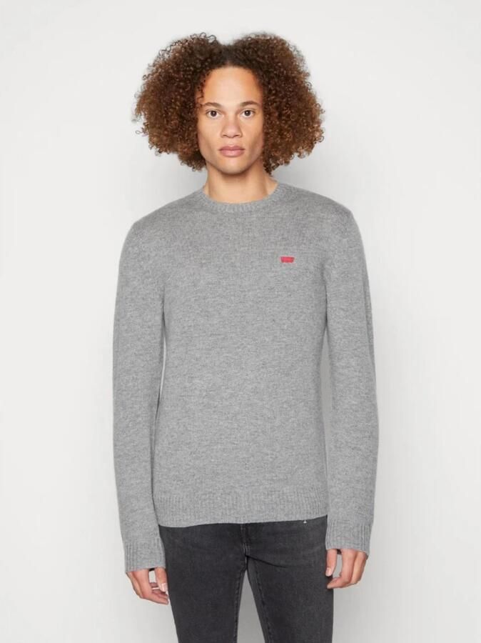 Levi's Wollen trui ORIGINAL HM SWEATER in klassieke ronde halsvorm