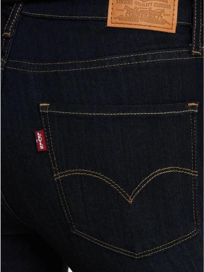 Levi's 724 high waist straight fit jeans dark denim - Foto 2