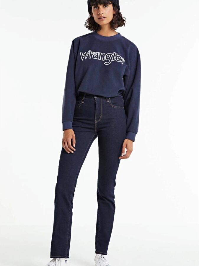 Levi's 724 high waist straight fit jeans dark denim - Foto 3