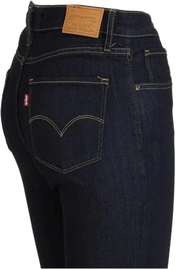Levi's 724 high waist straight fit jeans dark denim - Foto 5
